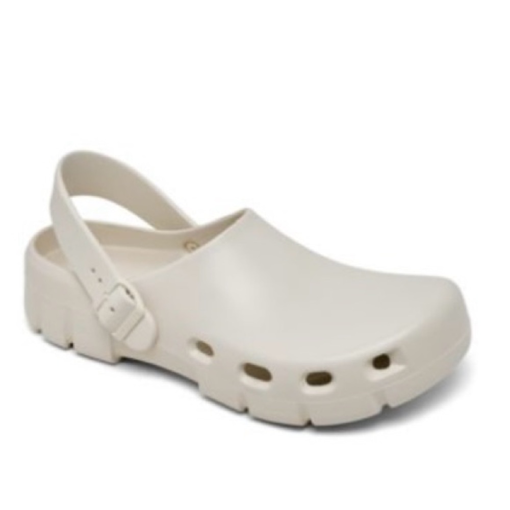 Birkenstock Birki Flow‎ EVA Clogs slip on sandals eggshell white EU 44 men’s 11